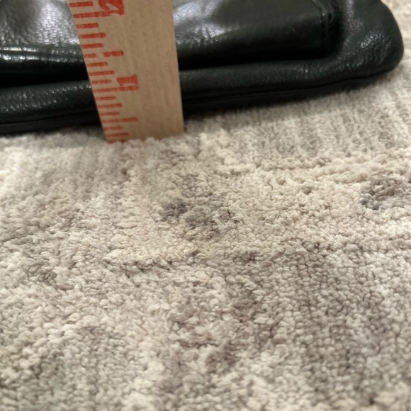 FOSSIL Small Crossbody Hobo Purse Bag Black Soft Genuine Leather Card Pocket - Picture 8 of 9